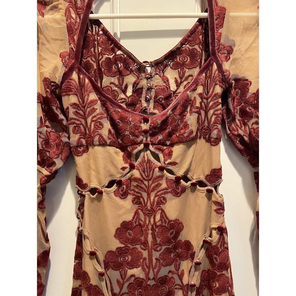 For Love and Lemons Temecula Fall Maxi XS NWOT - Picture 6 of 10